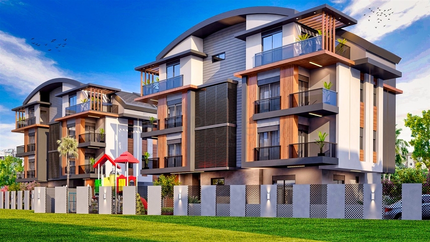 Apartments mit 1+1 und 2+1 Grundrissen im Stadtteil Kushkavagi - Antalya