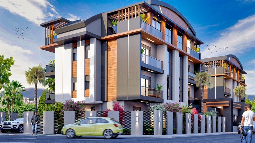 Apartments mit 1+1 und 2+1 Grundrissen im Stadtteil Kushkavagi - Antalya