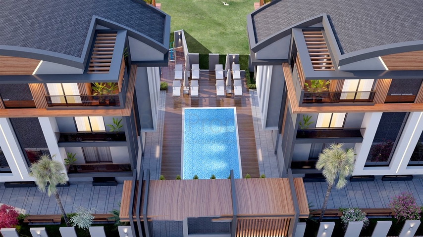 Apartments mit 1+1 und 2+1 Grundrissen im Stadtteil Kushkavagi - Antalya