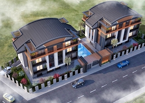 Apartments mit 1+1 und 2+1 Grundrissen im Stadtteil Kushkavagi - Antalya