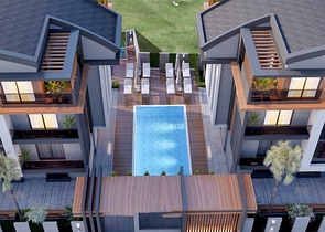 Apartments mit 1+1 und 2+1 Grundrissen im Stadtteil Kushkavagi - Antalya