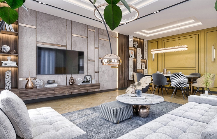 4+1-Villen im Stadtteil Doshemealty - Antalya 