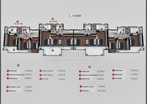 4+1-Villa in der Region Doshemealty - Antalya 
