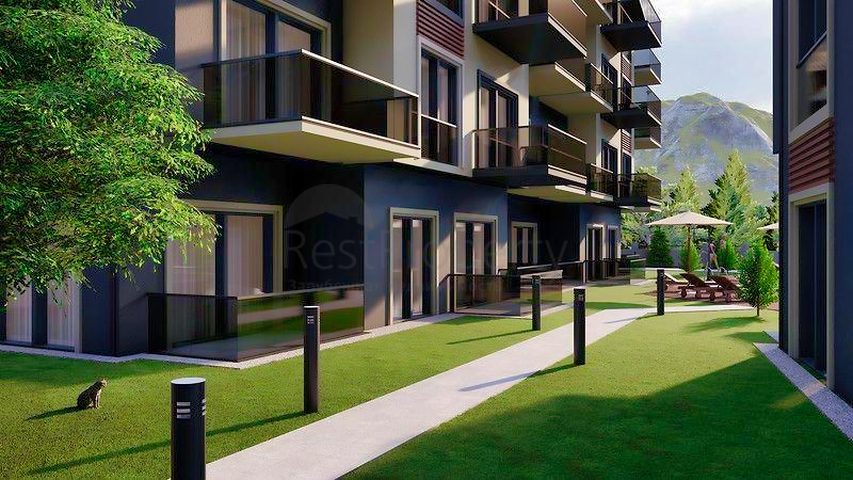 Apartment mit 1+1 Grundriss in Fethiye 