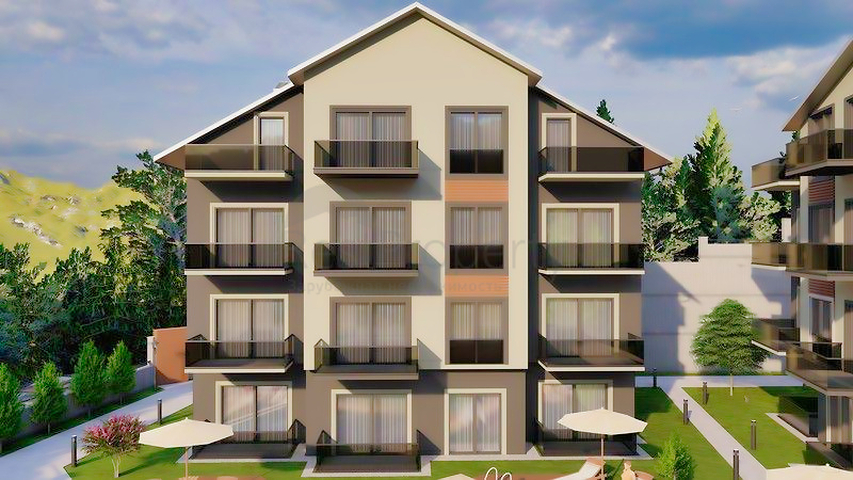 Apartment mit 1+1 Grundriss in Fethiye 