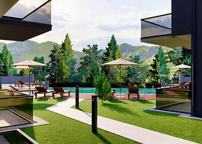 Apartment mit 1+1 Grundriss in Fethiye 