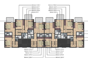 Apartment mit 1+1 Grundriss in Fethiye 
