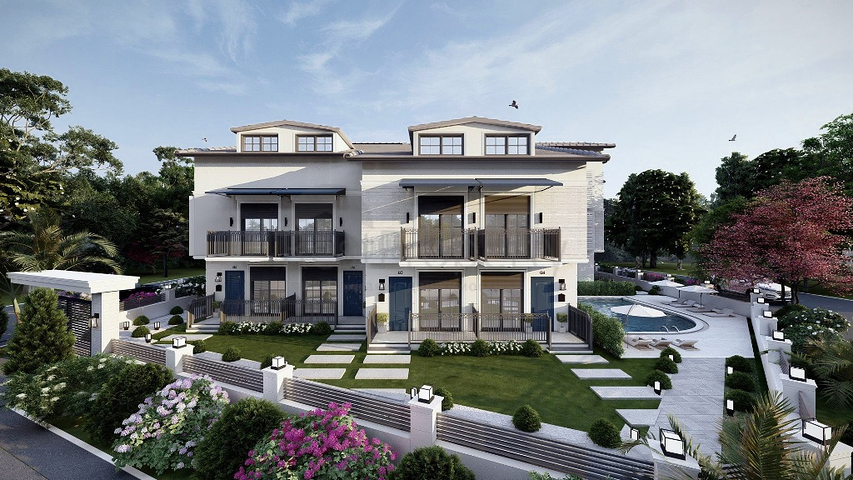 Wohnung mit 1+1 Grundriss von 50 m2 in Fethiye 