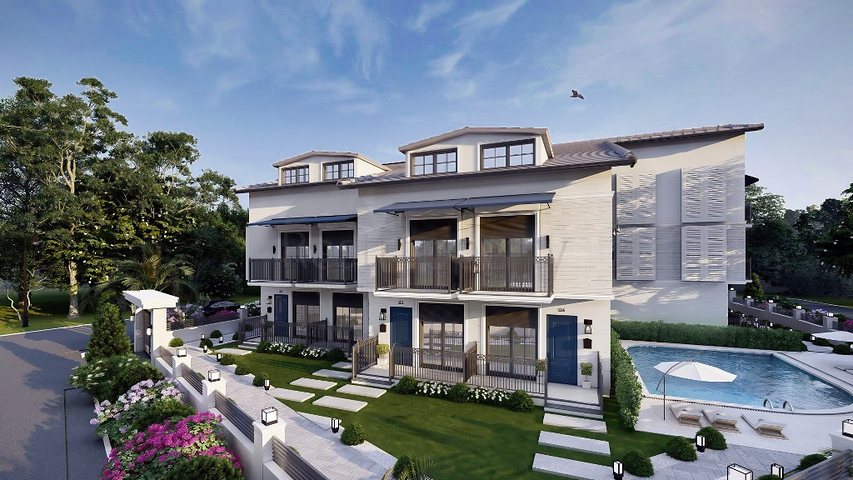 Wohnung mit 1+1 Grundriss von 50 m2 in Fethiye 