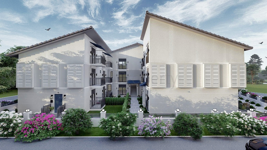 Wohnung mit 1+1 Grundriss von 50 m2 in Fethiye 
