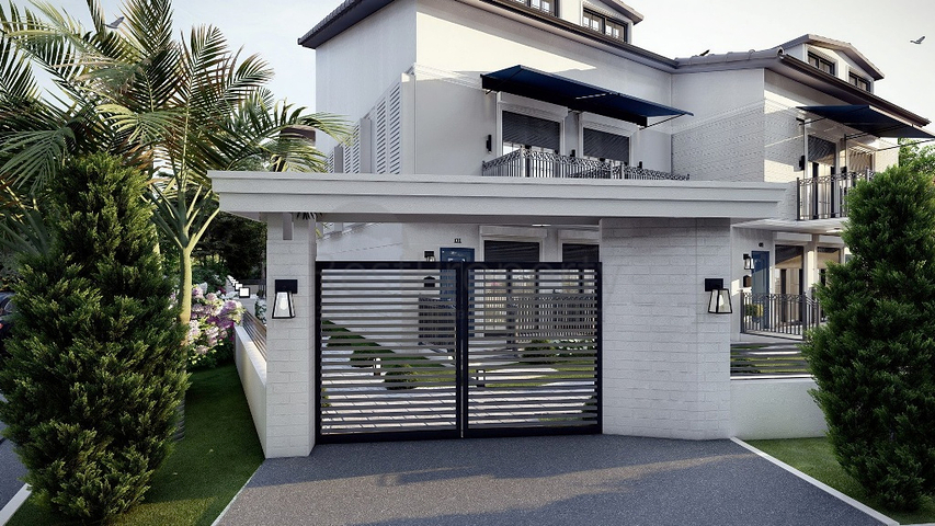 Wohnung mit 1+1 Grundriss von 50 m2 in Fethiye 