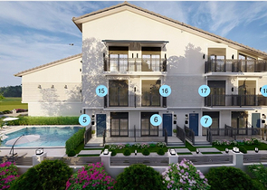 Wohnung mit 1+1 Grundriss von 50 m2 in Fethiye 