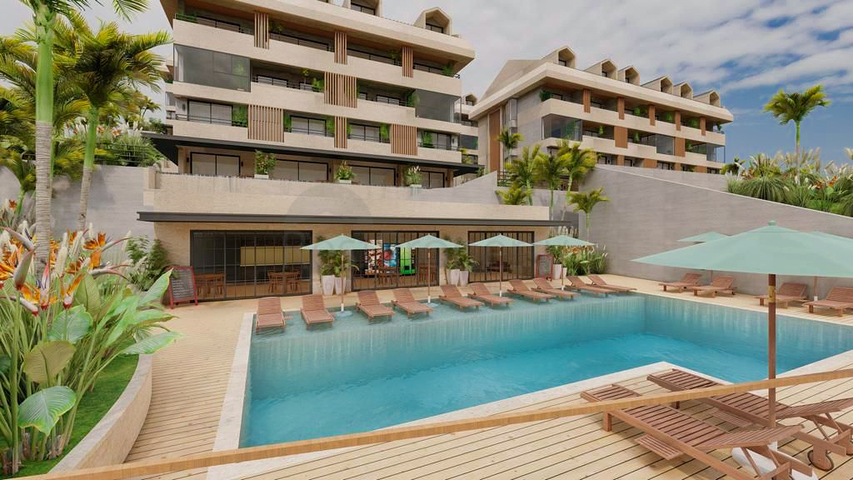 Apartment mit 1+1 Grundriss in Fethiye 