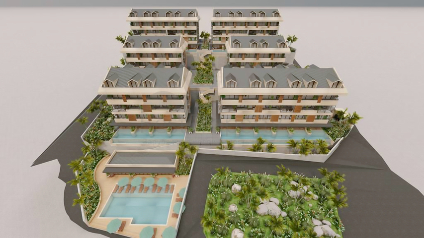 Apartment mit 1+1 Grundriss in Fethiye 