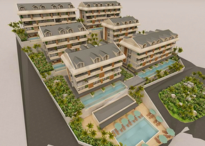 Apartment mit 1+1 Grundriss in Fethiye 