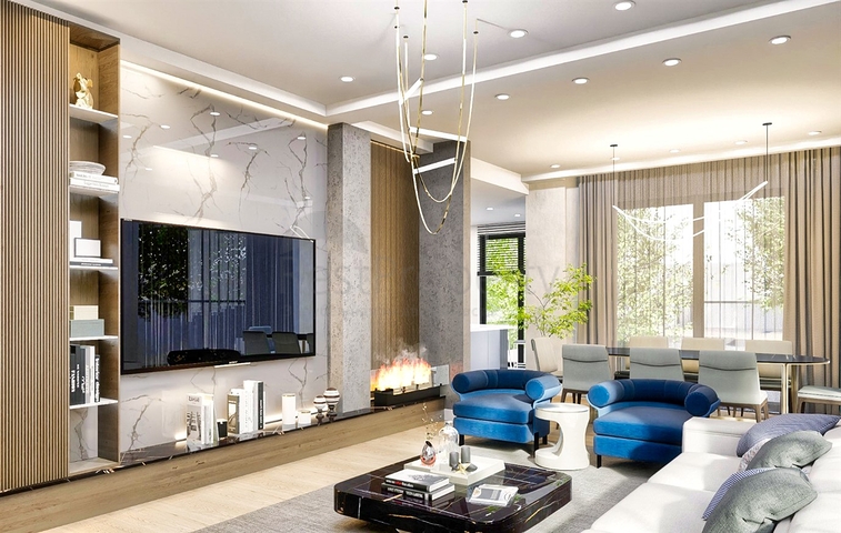 5+1-Villen im Stadtteil Doshemealty - Antalya