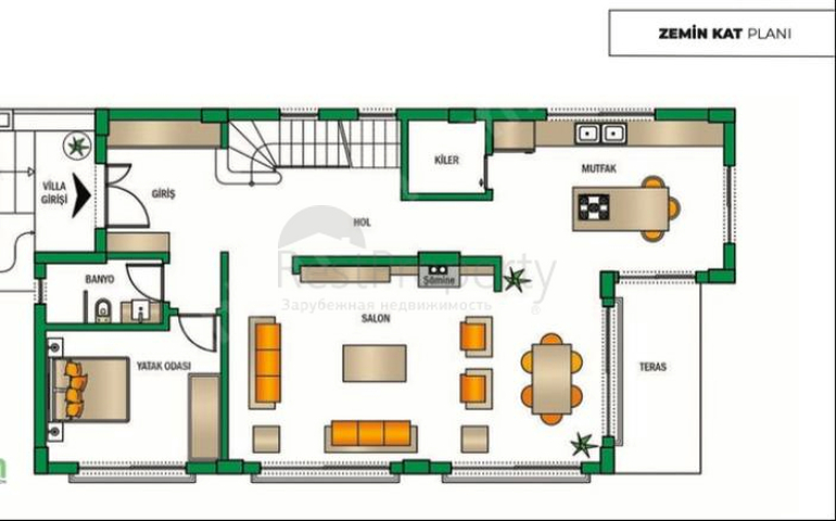 5+1-Villen im Stadtteil Doshemealty - Antalya