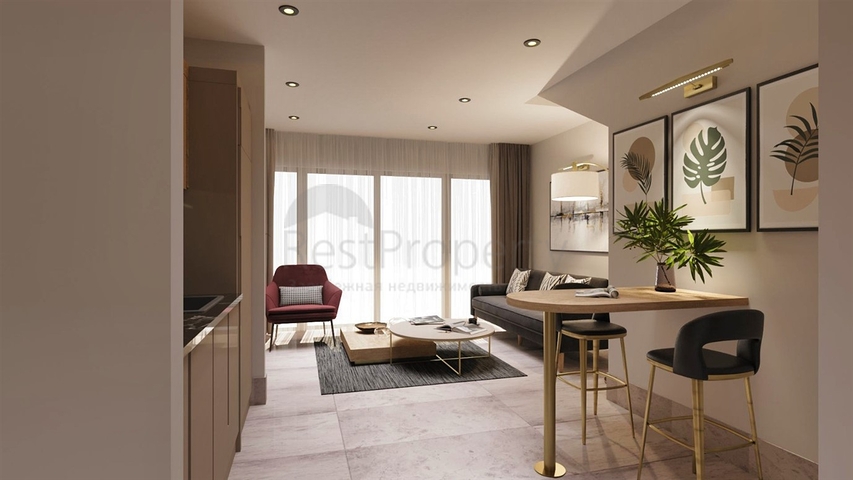 Apartment mit 1+1 Grundriss in Fethiye