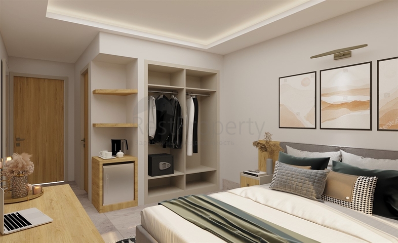 Apartment mit 1+1 Grundriss in Fethiye