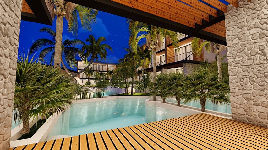 Apartment mit 1+1 Grundriss in Fethiye