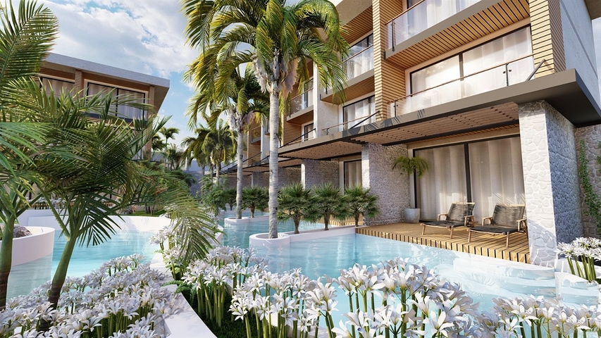 Apartment mit 1+1 Grundriss in Fethiye