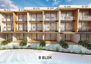 Apartment mit 1+1 Grundriss in Fethiye