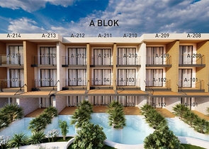 Apartment mit 1+1 Grundriss in Fethiye