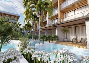 Apartment mit 1+1 Grundriss in Fethiye