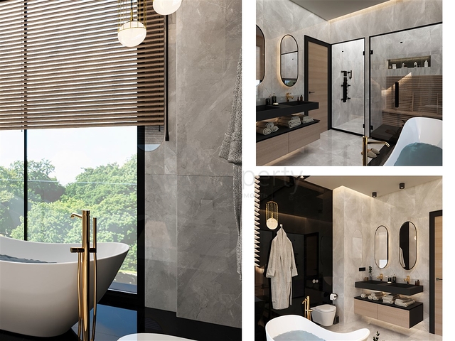 5+1-Villen im Stadtteil Doshemealty - Antalya