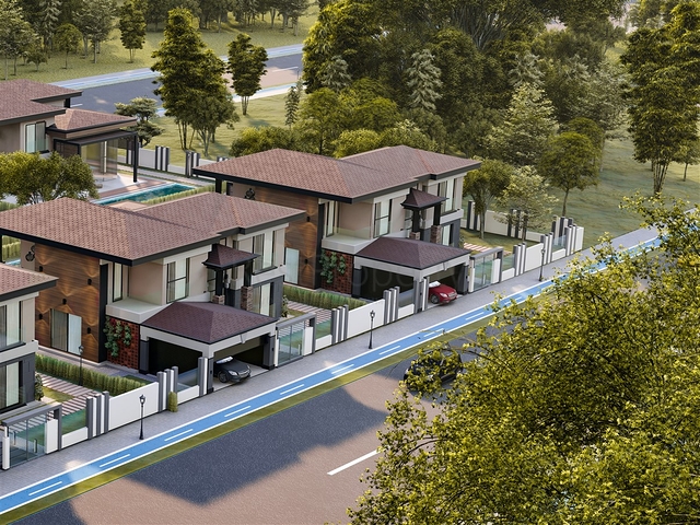 5+1-Villen im Stadtteil Doshemealty - Antalya