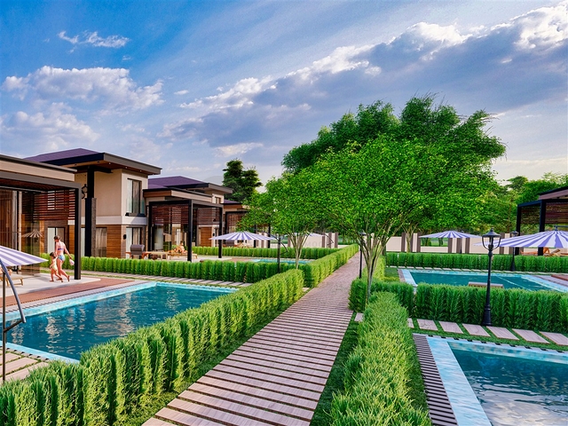 5+1-Villen im Stadtteil Doshemealty - Antalya