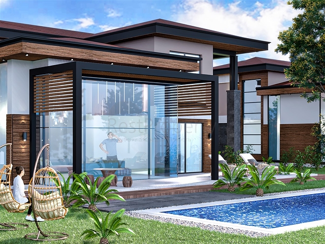 5+1-Villen im Stadtteil Doshemealty - Antalya