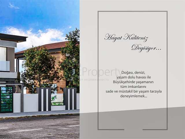 5+1-Villen im Stadtteil Doshemealty - Antalya