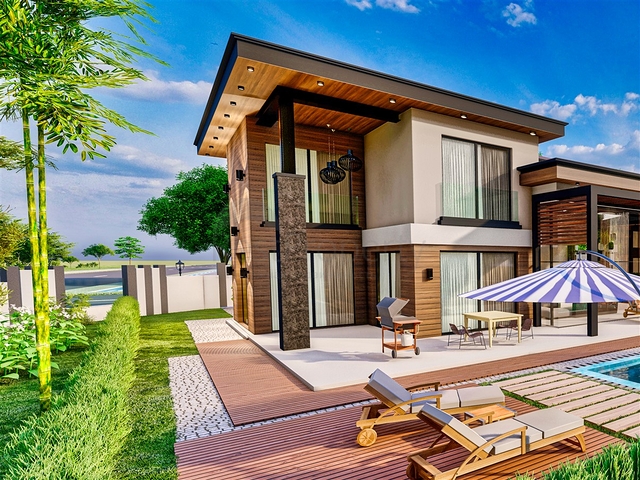 5+1-Villen im Stadtteil Doshemealty - Antalya