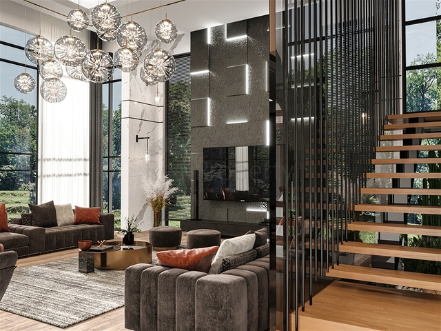 5+1-Villen im Stadtteil Doshemealty - Antalya