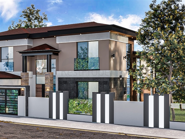 5+1-Villen im Stadtteil Doshemealty - Antalya