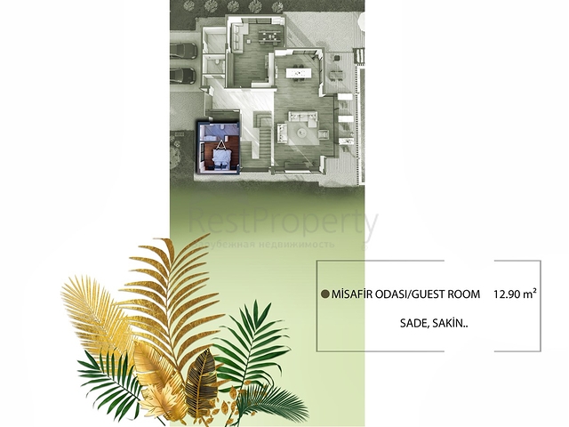 5+1-Villen im Stadtteil Doshemealty - Antalya