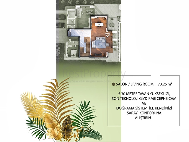 5+1-Villen im Stadtteil Doshemealty - Antalya