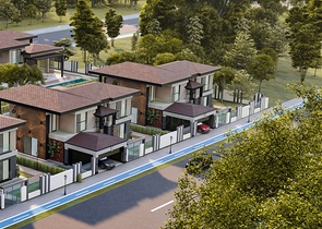 5+1-Villen im Stadtteil Doshemealty - Antalya