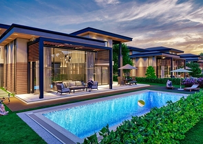 5+1-Villen im Stadtteil Doshemealty - Antalya