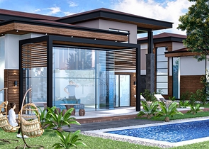 5+1-Villen im Stadtteil Doshemealty - Antalya