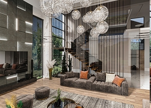 5+1-Villen im Stadtteil Doshemealty - Antalya