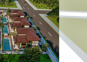 5+1-Villen im Stadtteil Doshemealty - Antalya