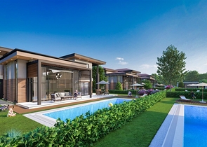 5+1-Villen im Stadtteil Doshemealty - Antalya