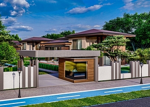 5+1-Villen im Stadtteil Doshemealty - Antalya