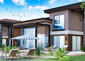 5+1-Villen im Stadtteil Doshemealty - Antalya