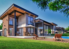 5+1-Villen im Stadtteil Doshemealty - Antalya