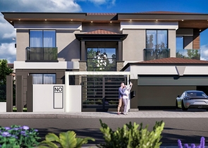 5+1-Villen im Stadtteil Doshemealty - Antalya