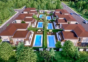 5+1-Villen im Stadtteil Doshemealty - Antalya