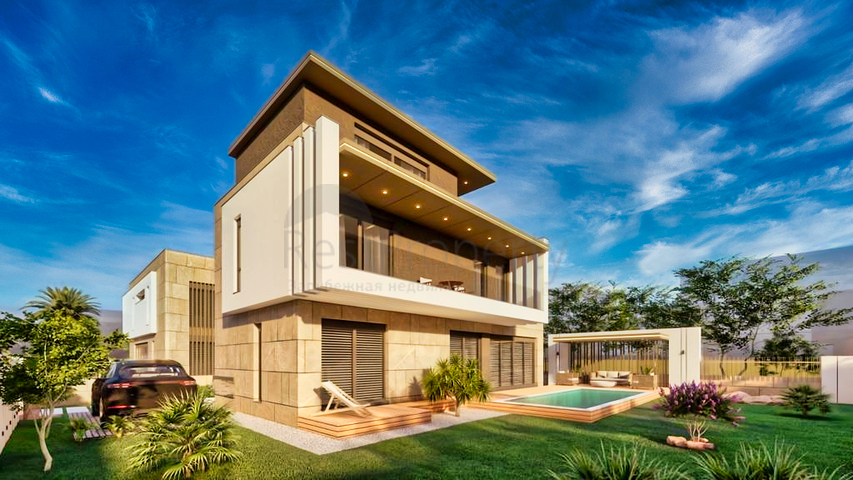 4+1-Villa in Belek mit einer Fläche von 200 m2 - Antalya 